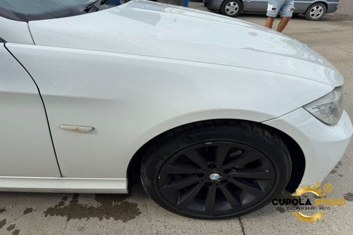 Aripa fata dreapta culoare ALPINWEISS (300) BMW Seria 3 E91 [facelift
