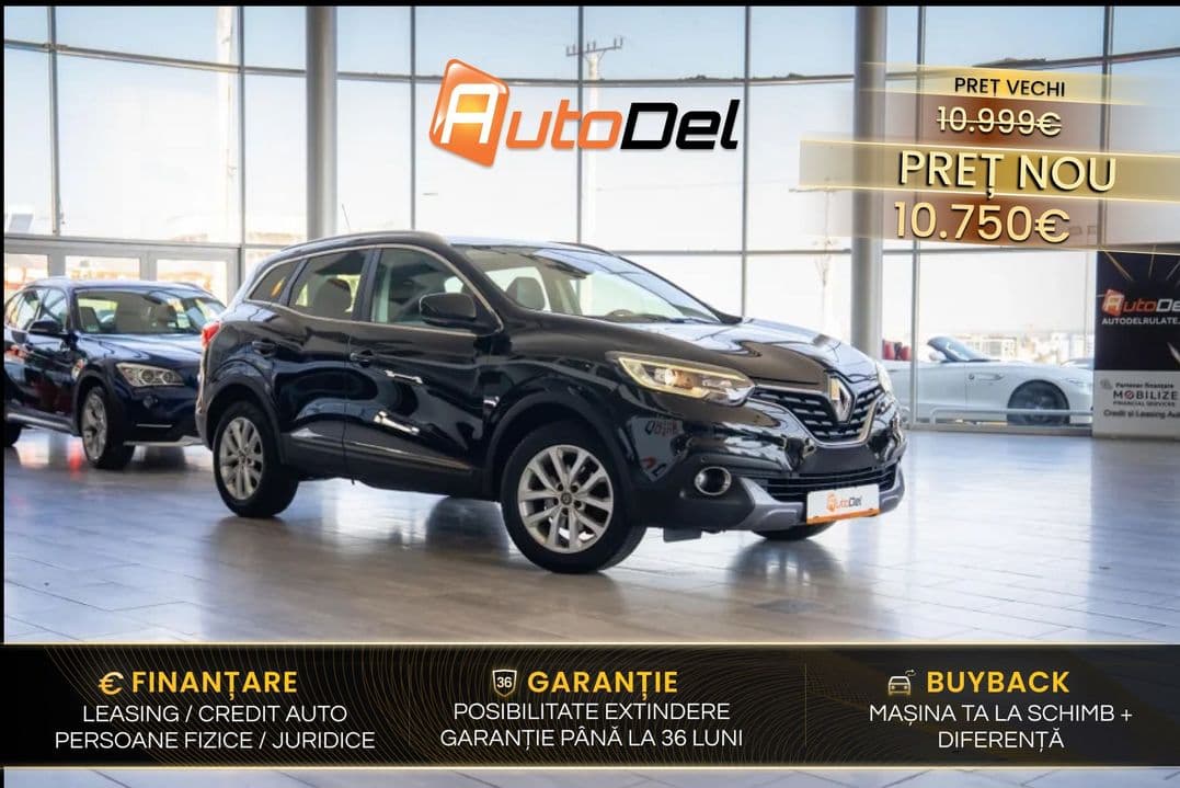 Renault Kadjar Kadjar 1.5 dCi / Piele / Geamuri electrice / Keyless /Ceasuri digitale
