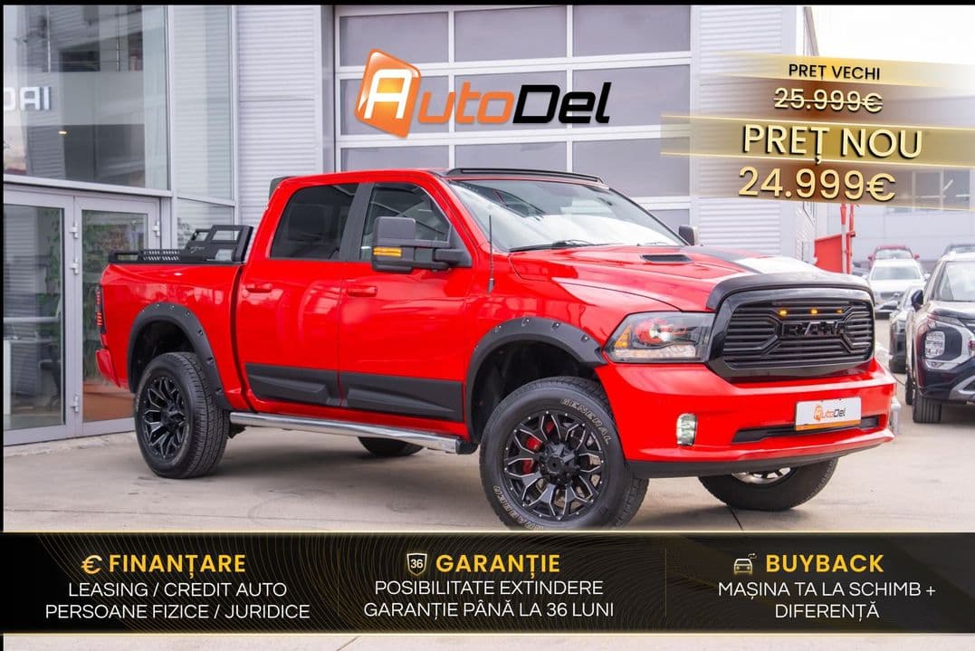 Dodge Ram 1500 5.7 V8 HEMI + GPL / Ventilație scaune / Trapă / Cameră
