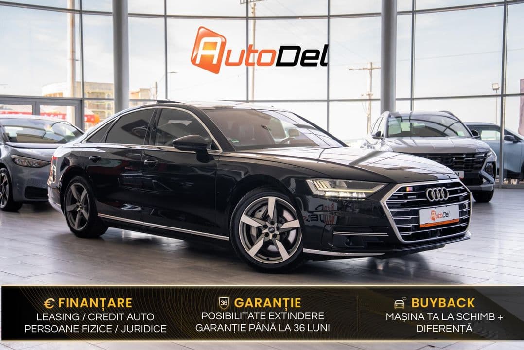 Audi A8 55 tfsi Quattro / Masaj / Cameră / Trapă / Piele Valcona