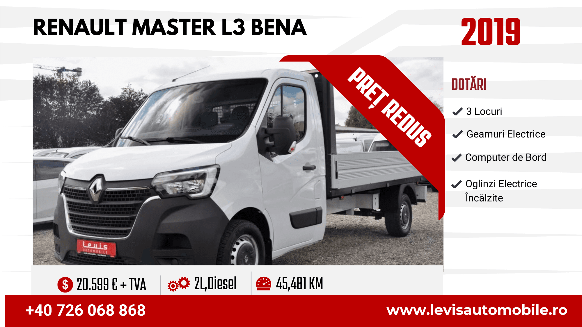 Renault Master L3 Bena