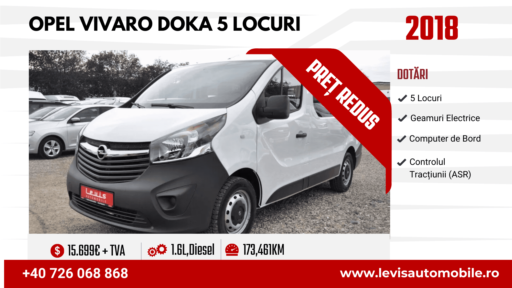 Opel Vivaro Doka 5 Locuri
