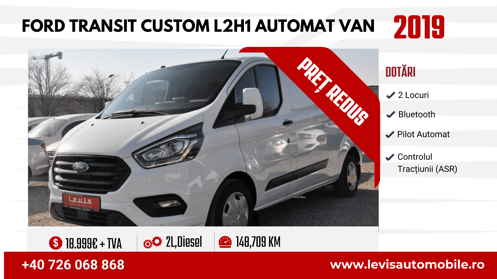 Ford Transit Custom L2H1 Automat Van