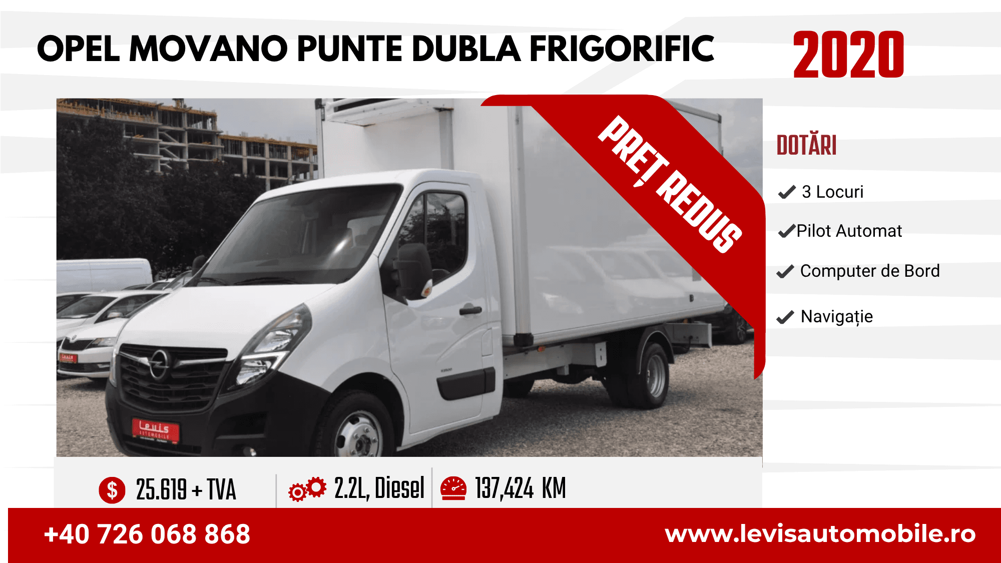 Opel Movano Punte Dubla Frigorific