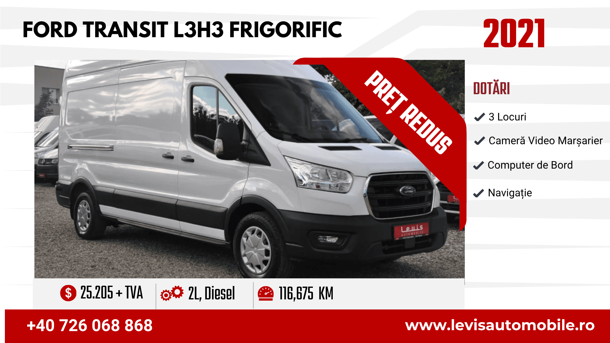 Ford Transit L3H3 Frigorific