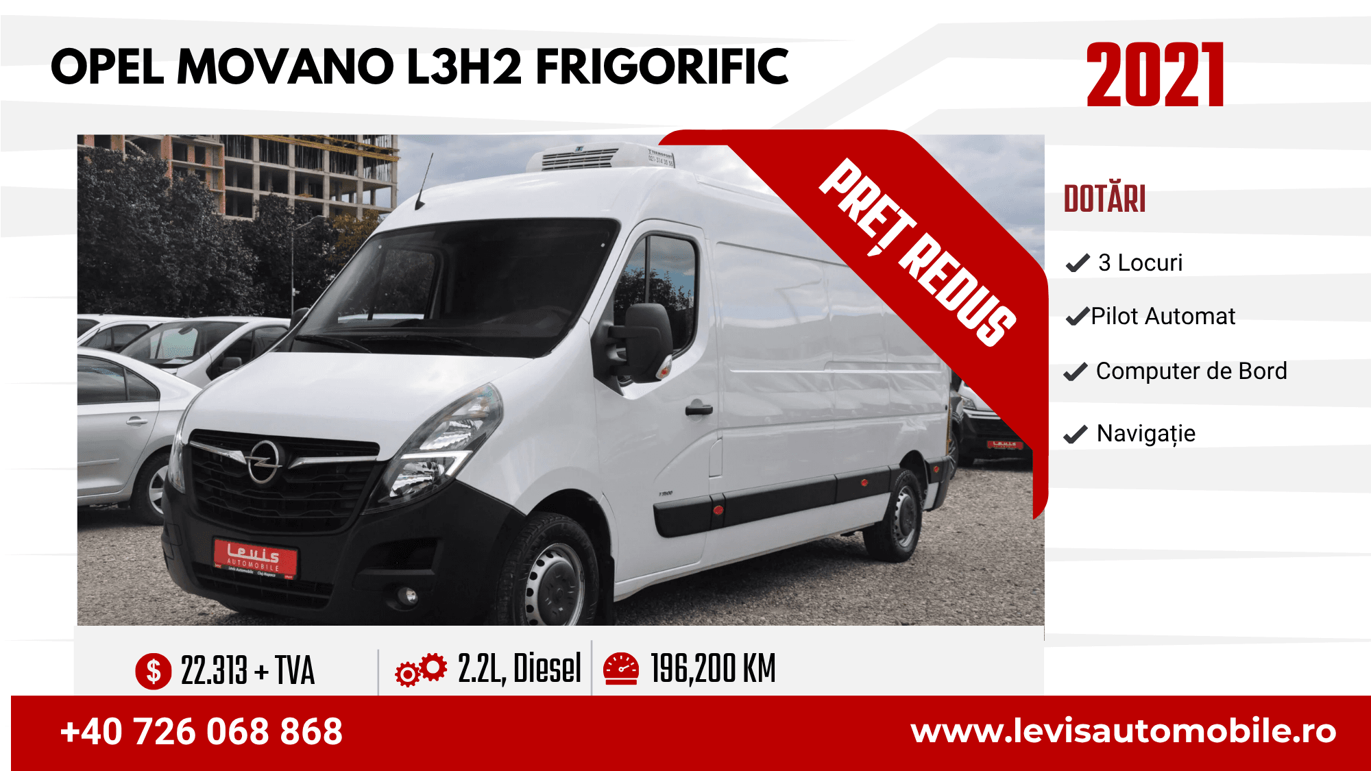 Opel Movano L3H2 Frigorific