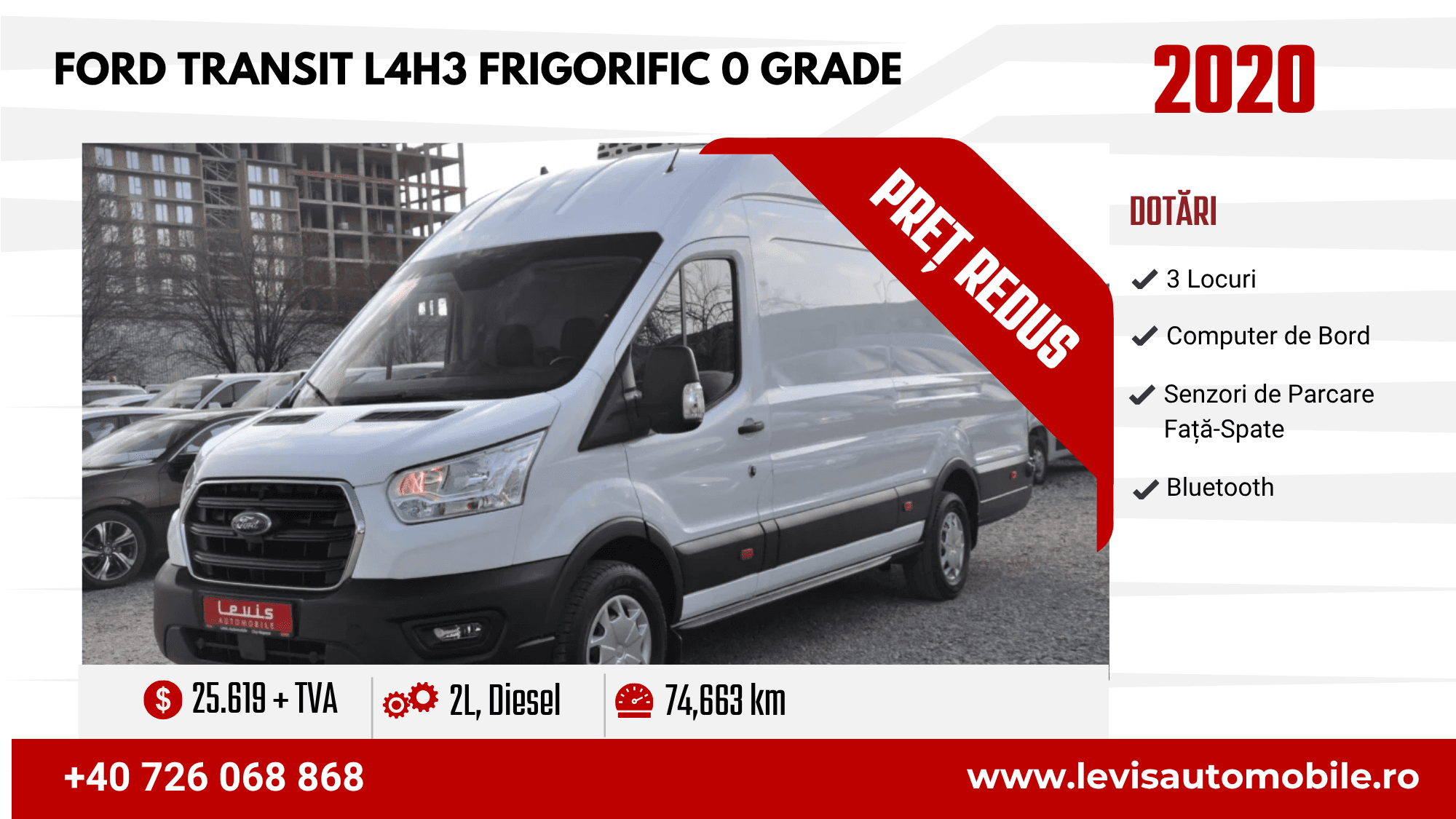 Ford Transit L4H3 Frigorific 0 Grade