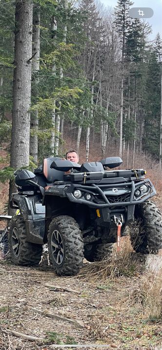brp can am outlander 1000R max limited + REMORCA