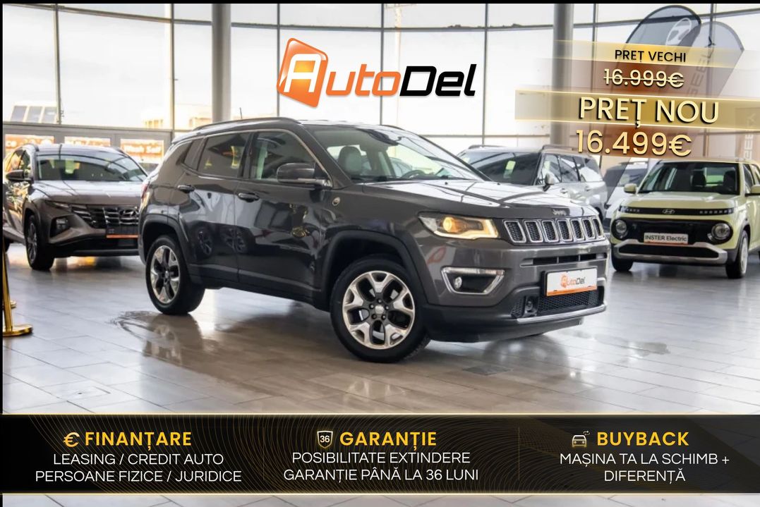 Jeep Compass 1.4 Automatik Limited / Cameră / Line Assist