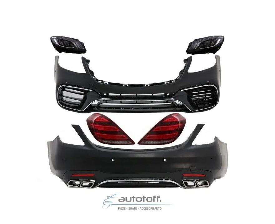 Pachet exterior compatibil Mercedes S-Class W222 Facelift (2013-2017) S63 Design